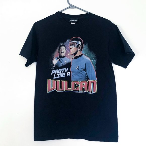 Party Like a Vulcan Graphic T-shirt size unisex small - Picture 1 of 3